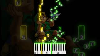 Lost Woods (The Legend of Zelda - Ocarina of Time) - Easy Piano Tutorial #zelda #piano #pianocover