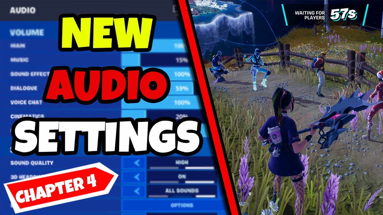 Best FORTNITE Headphone/Audio Settings 2023 YouTube
