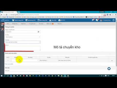 Hướng dẫn Chuyển kho   Phần mềm GetFly CRM