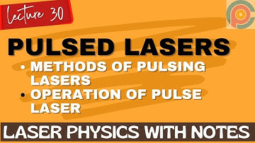 Pulsed Lasers | Methods of Pulsing Lasers | Operation of Pulse Laser
