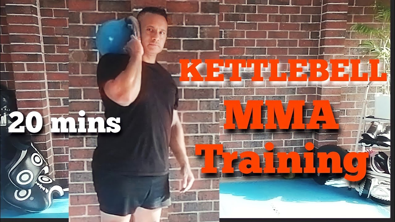 KettleBell MMA Training for Fighters 20 mins ⌚ (timestamps)