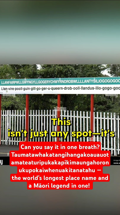Download lagu The Worldโs Longest Place Name โ 85 Letters of Legend . #feedshorts
