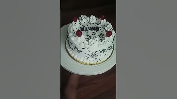 Thumbnail of Black forest cake #trending #trending #cake #music #youtubeshorts #shorts #short #song #blackforest
