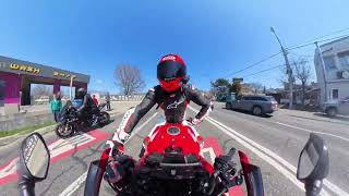Ride 414  - Insta 360 X4   Honda CBR650R 2025 Akrapovic Racing Line