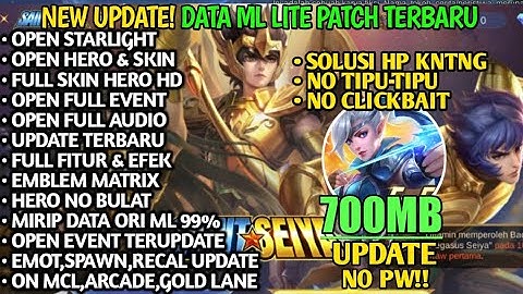 Data ML Lite 700MB Open Event Custom UI Dll Patch Terbaru, Terbaru | ML Lite Terbaru | MLbb