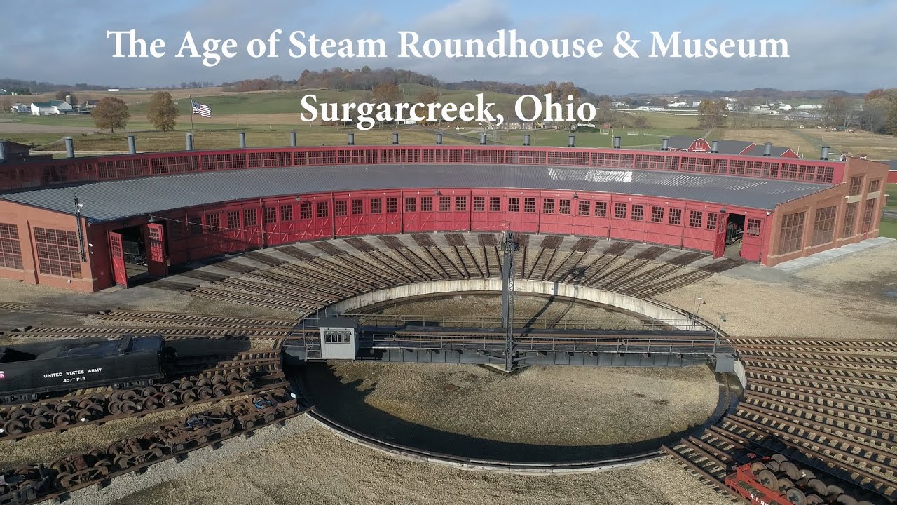 The Age of Steam Roundhouse & Museum Sugarcreek, Ohio YouTube