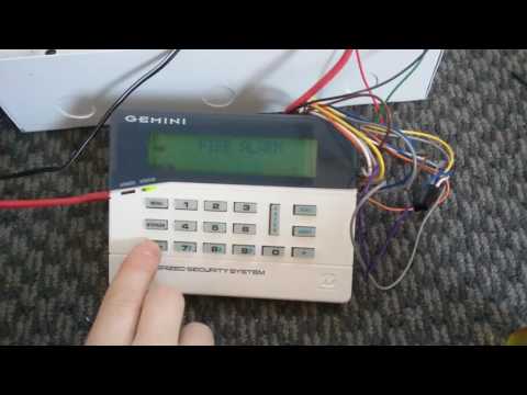 Napco GEM P-801 Fire Alarm Setup