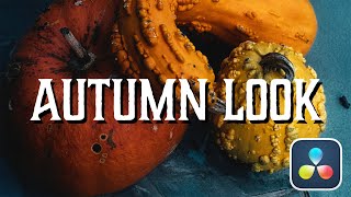 Get Cinematic Autumn Colors in DaVinci Resolve!