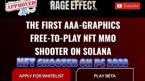 RAGR EFFECT gameplay NFT shooter Beta test . Best blockchain games January 2023 . NFT game PC