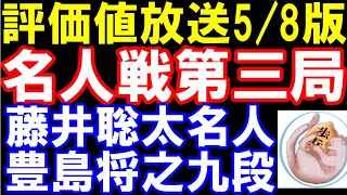 【評価値放送　名人戦第3局　藤井聡太名人ｰ豊島将之九段