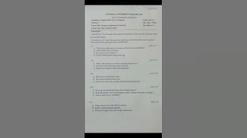 cuh bsc - msc computer technology question paper 2024