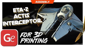 Eta-2 Actis Interceptor 3D Printing Model | Assembly by Gambody