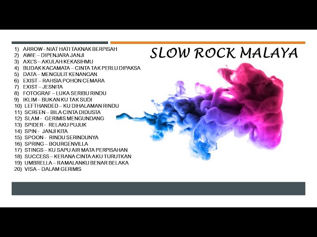 KOMPILASI SLOW ROCK MALAYA - TANGKAP LELEH 90an! Mesti Layan!!! class=