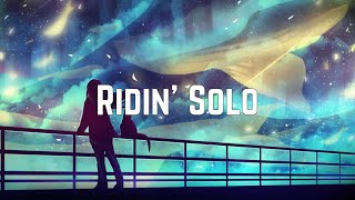 Jason Derulo - Ridin&#39; Solo (Lyrics)