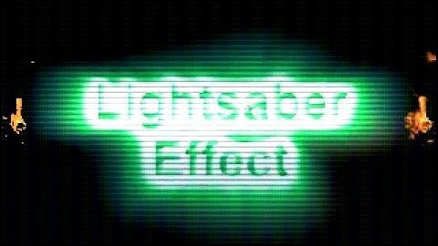 sony vegas studio 9 Lightsaber effect