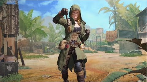 Invisible Enemy Emote CODM Female Skins