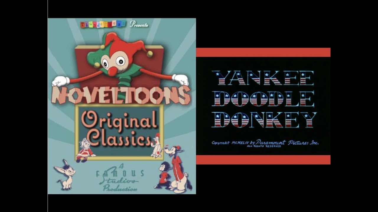 Yankee Doodle Donkey - Noveltoons- 1944 - YouTube