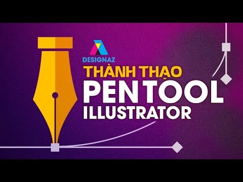 Video Cách sử dụng công cụ Pen tool trong illustrator, học... - youtube