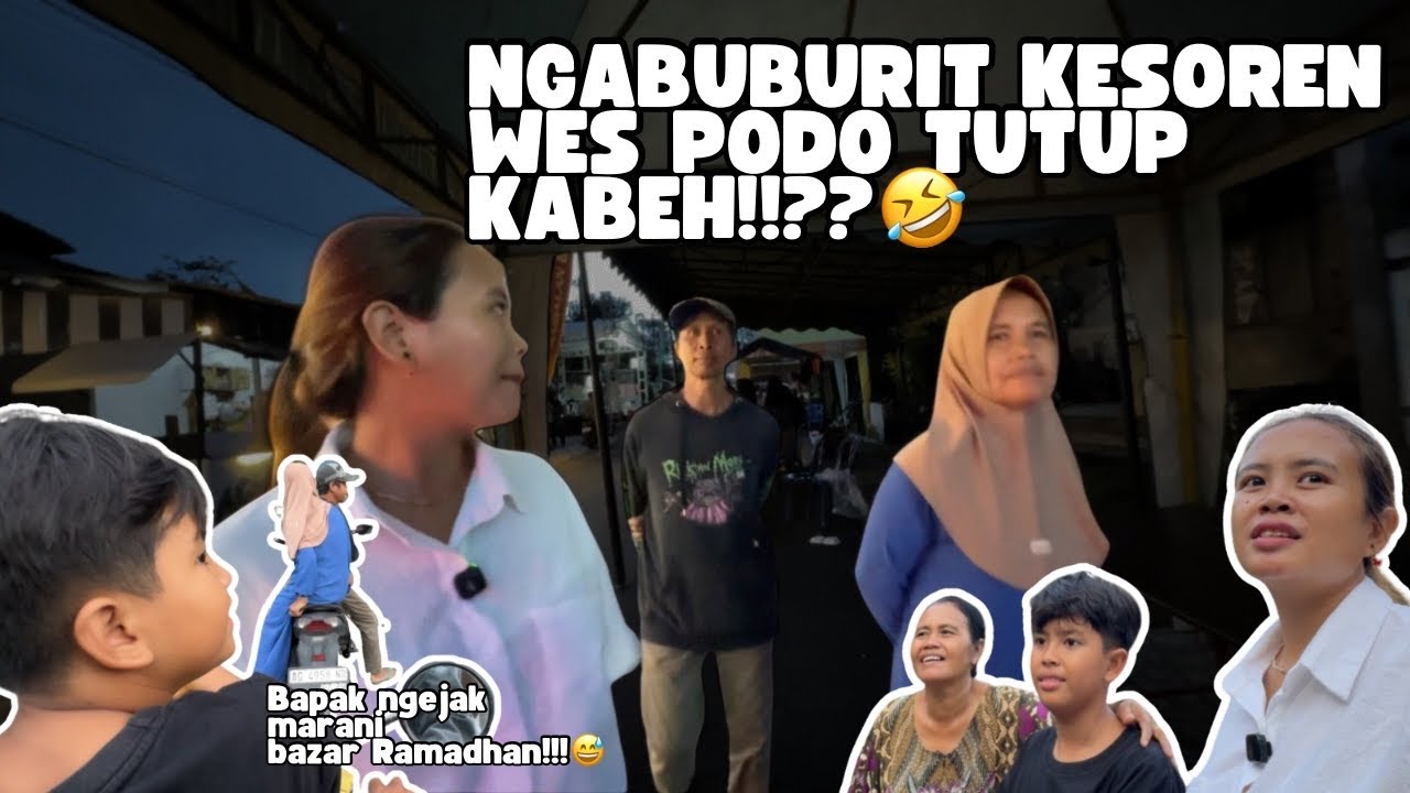 NGABUBURIT BARENG MAK & BAPAK - malah mendung peteng arep 😱‼️