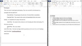 Headings in APA 6th edition format