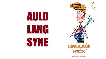 Auld Lang Syne - fingerstyle ukulele tutorial (with tabs)