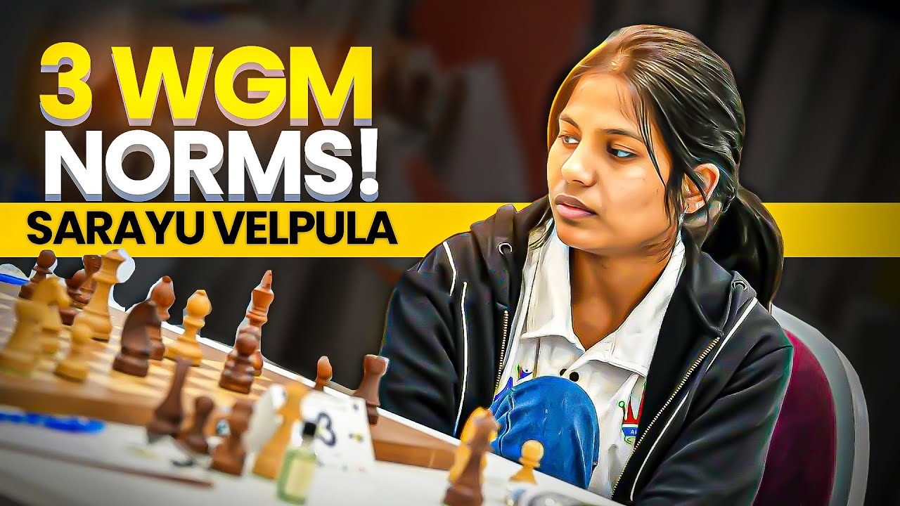 She has scored 3 Woman Grandmaster norms! | Interview with Sarayu Velpula and her coach