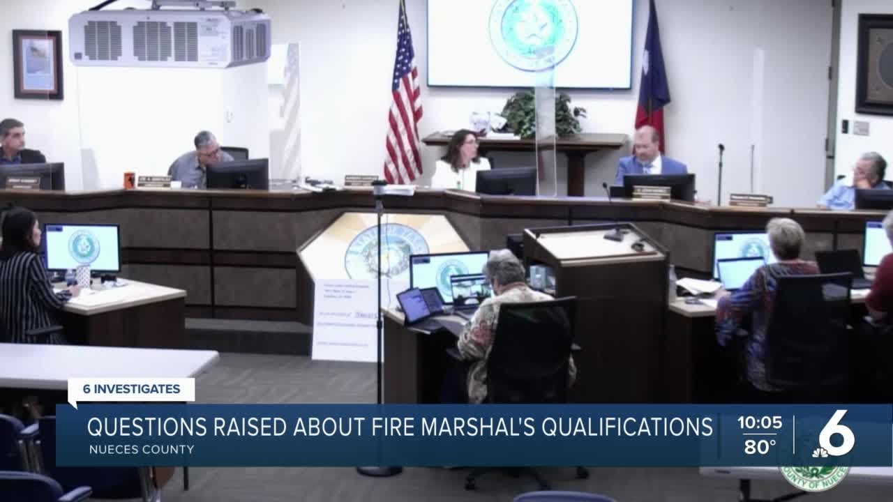 Investigation reveals Nueces County fire marshal doesn't have necessary job certifications