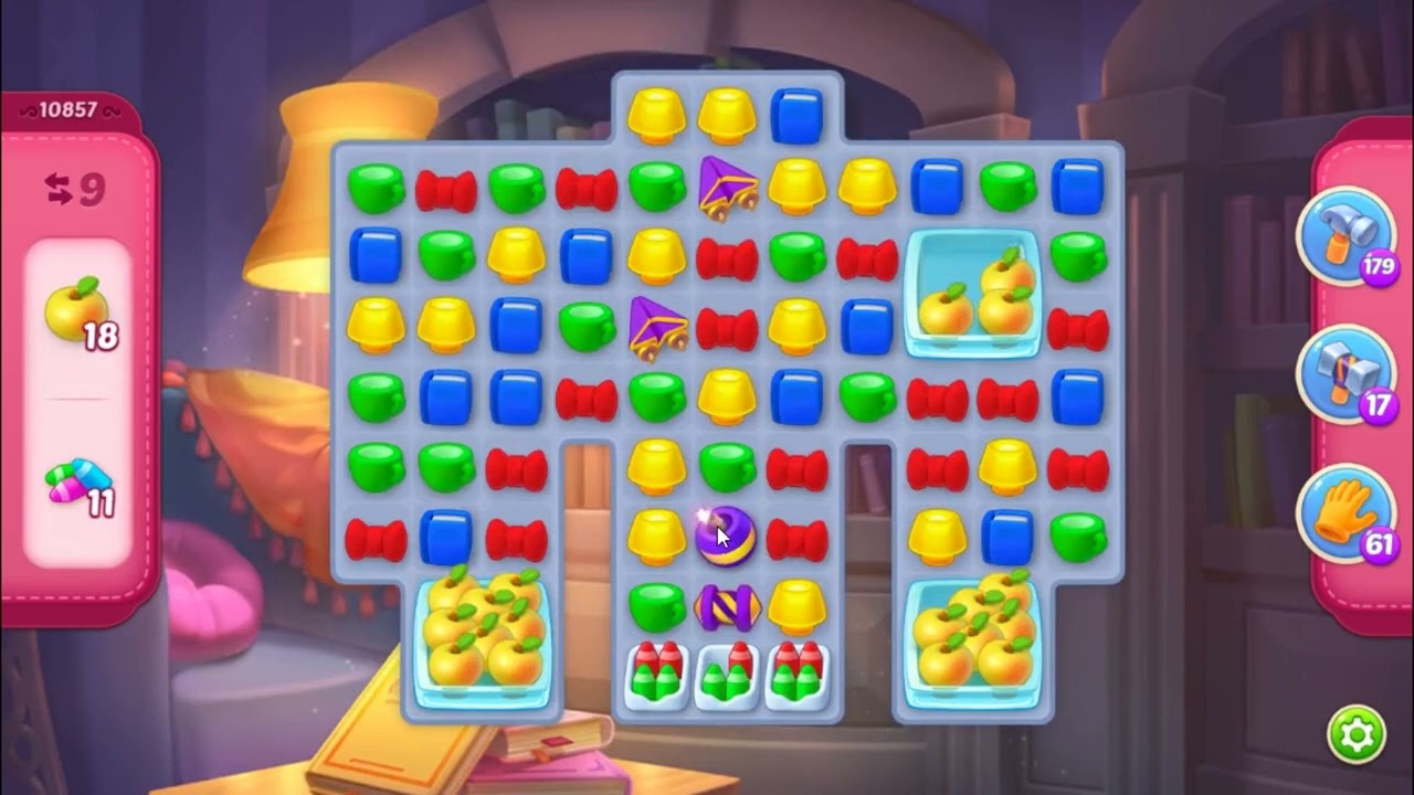 Homescapes Level 10857 - NO BOOSTERS 🏠 | SKILLGAMING ✔️