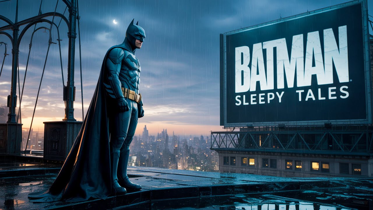 Gotham Guardian: Midnight Watch | Gentle Rain & Sleepy ASMR