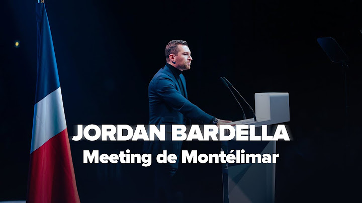 Retrouvez le discours de Jordan Bardella au meeting de Montélimar !