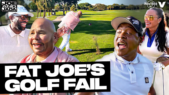 Fat Joe's golf swing at DJ Khaled's event has Jadakiss, Kenny Smith & Angie Martinez IN SHOCK 😂