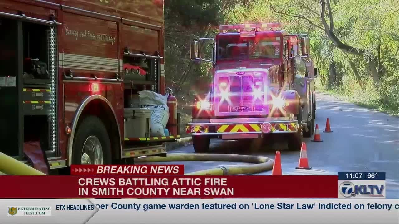 Chimney fire destroys Smith County home - YouTube