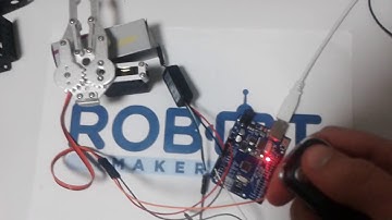 ouverture/fermeture pince robotique Arduino