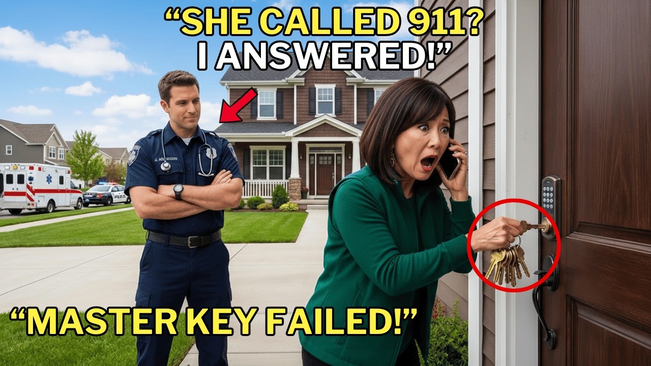 HOA Karen Called 911 After Her “Master Key” Failed — She Didn’t Know I Took the Call