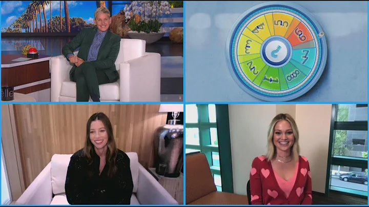 Jessica Biel and Olivia Holt Spin the 'Wheel of My...