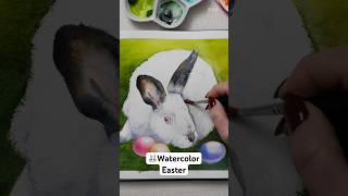 🐇Easter Bunny using Negative Painting 💕