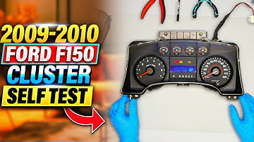 How to Test a 2009-2010 Ford Instrument Cluster | Self Test Mode Tutorial