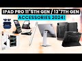 15 Best iPad Pro 11/13 Inches Accessories 2024!🔥🔥Cases Buds etc IPAD PRO 11"(5th GEN) /13"(7TH GEN)✅