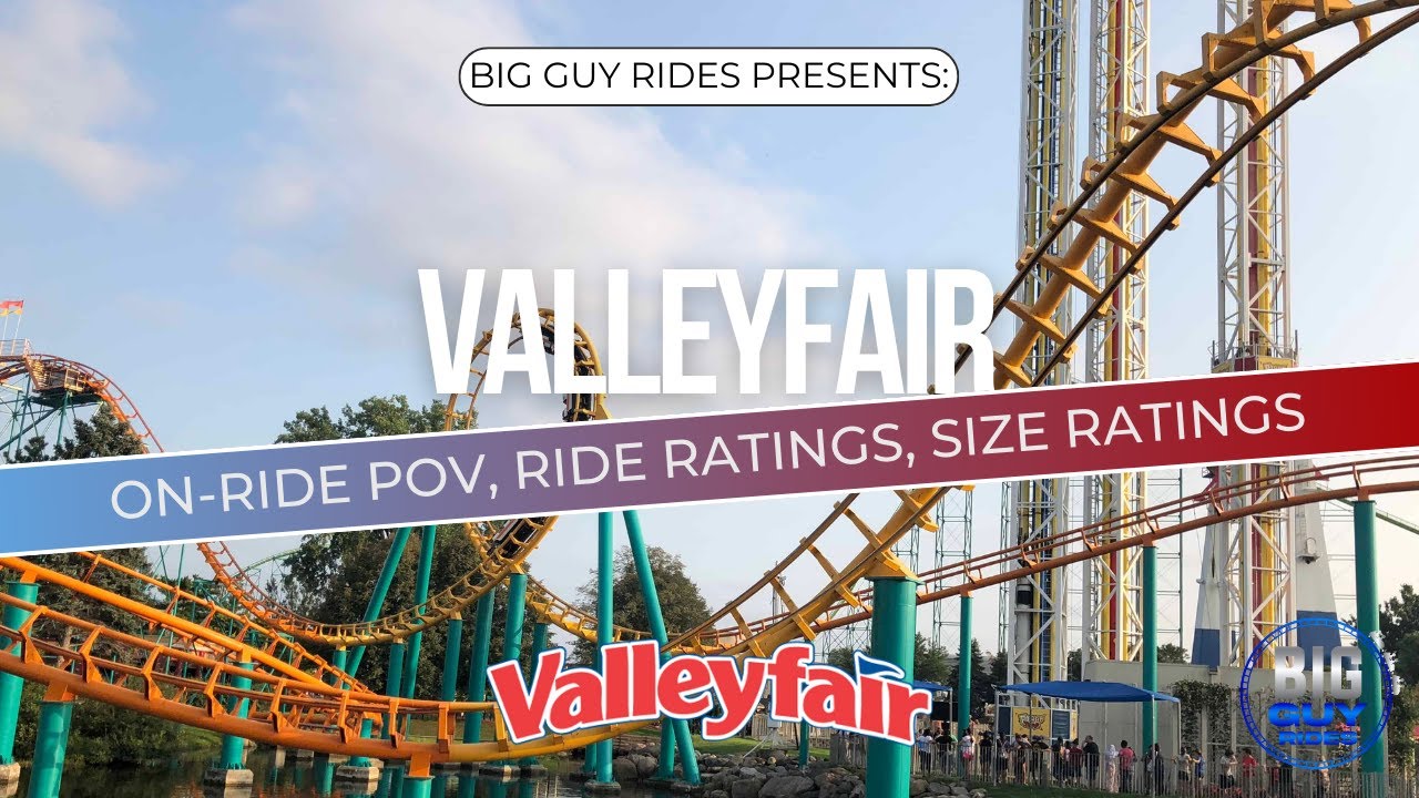 Valleyfair - Shakopee, MN - Full Tour, Full Review, Ride Ratings, Size Ratings - Big Guy Rides