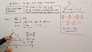 8.5A--Side-Splitter Theorem