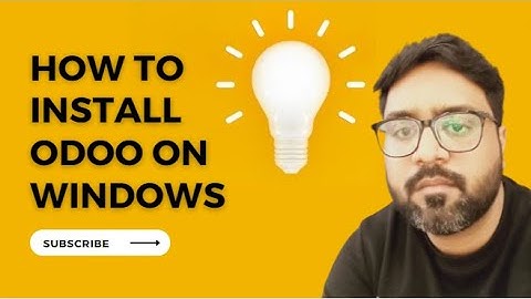 How to install Odoo on Windows