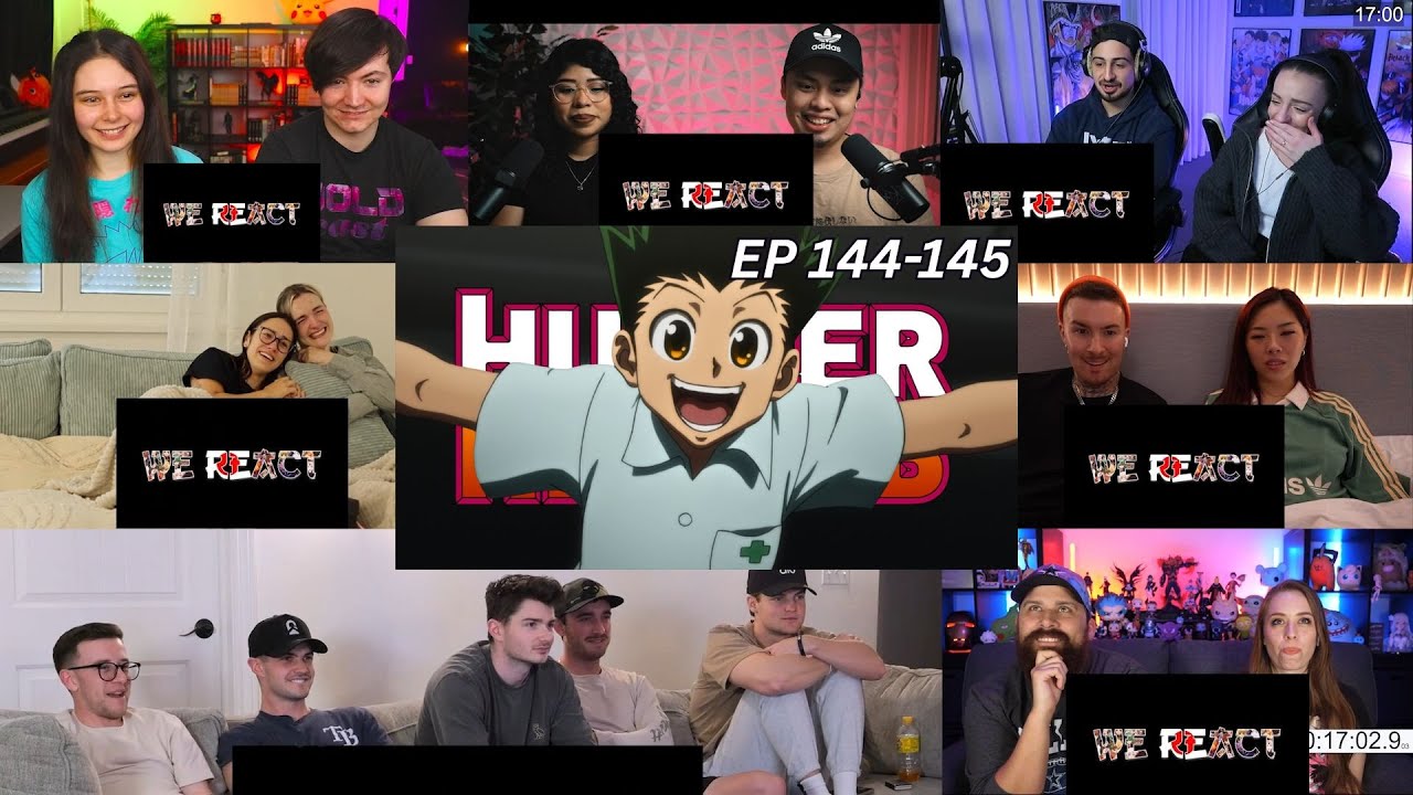 Hunter x Hunter Episode 144-145 | Reaction Mashup