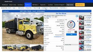 Copart Auction heavy duty vehicles specialty sale