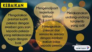 PENGURUSAN & PENILAIAN PRESTASI PEKERJA