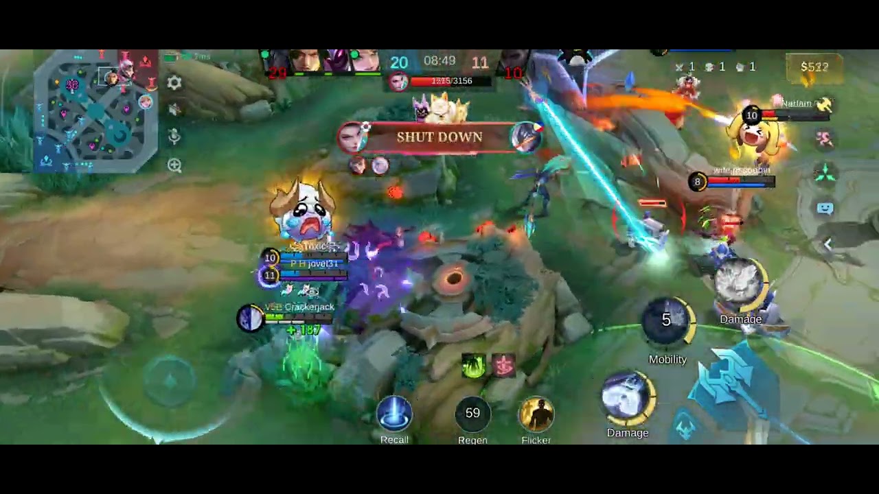 Mobile Legends January 25, 2026: Game 1 (Sora) - 1st ranked game