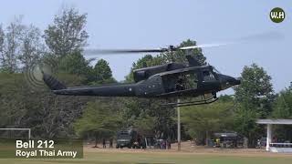 Bell 212 Royal Thai Army หมายเลข 35091 Landing #bell212 #landing พล.ร.6