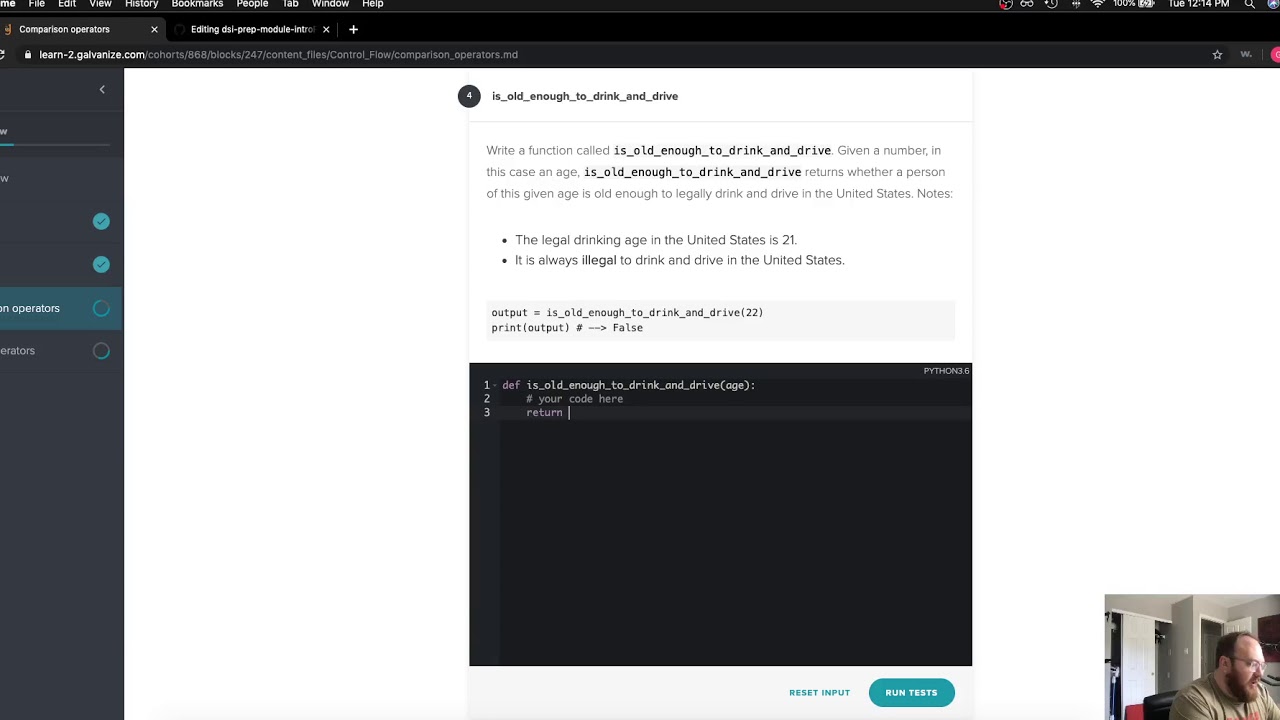 Python: Control Flow - Comparison Operators - Challenge #5 - YouTube