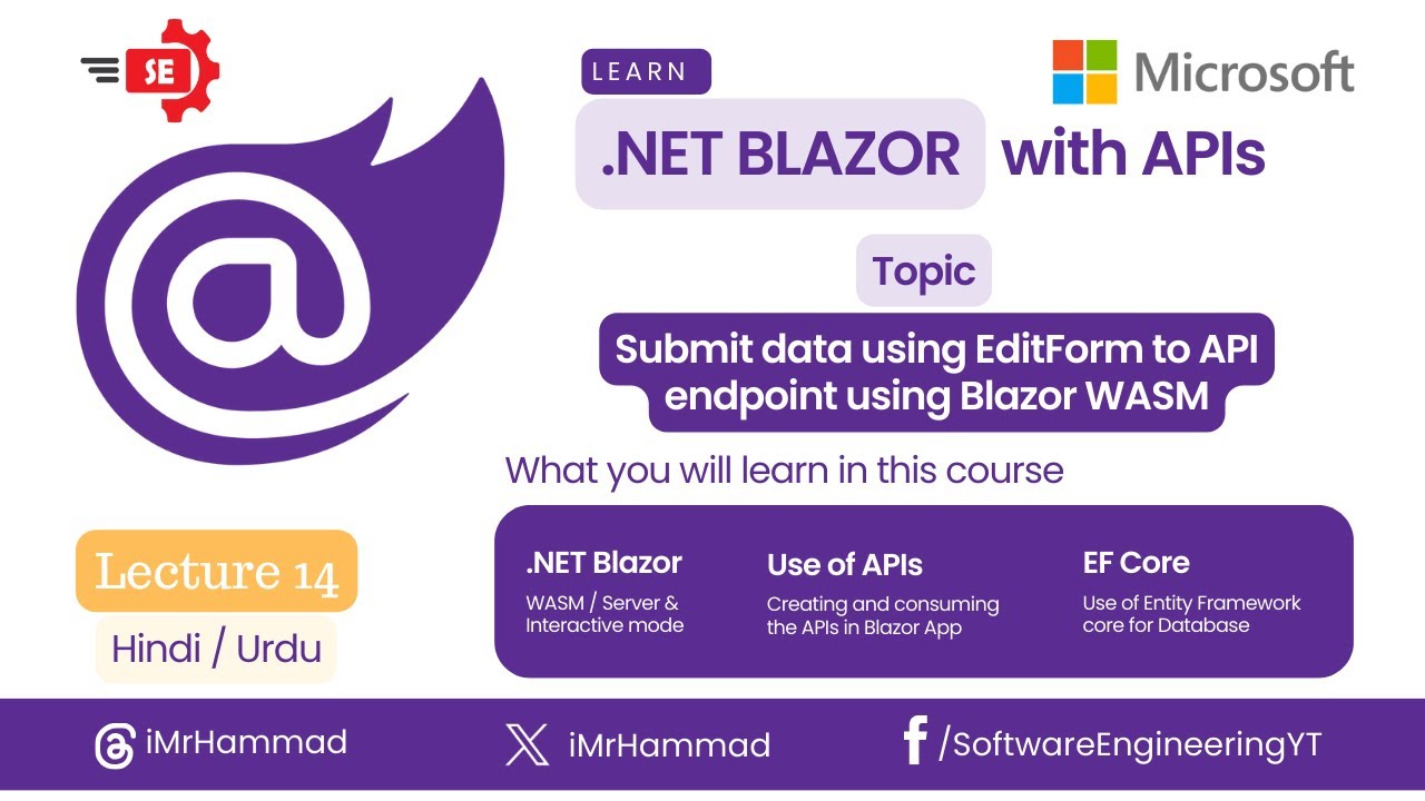 Save Student through Blazor Form on API Endpoint - YouTube