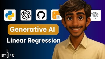 Generative AI Journey: Day 5/75 | Linear Regression (ONE SHOT)