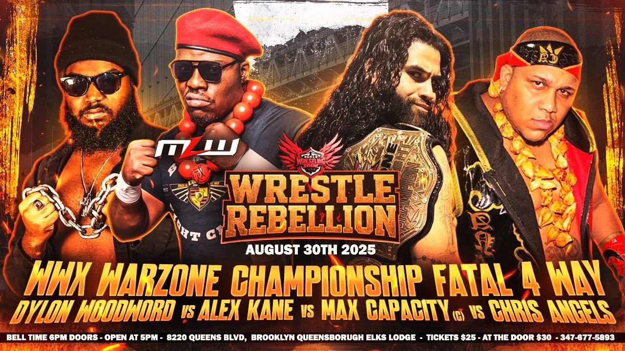 Max Capacity vs Alex Kane vs Chris Angels vs Dylon Woodword (Fatal 4 Way Match)
